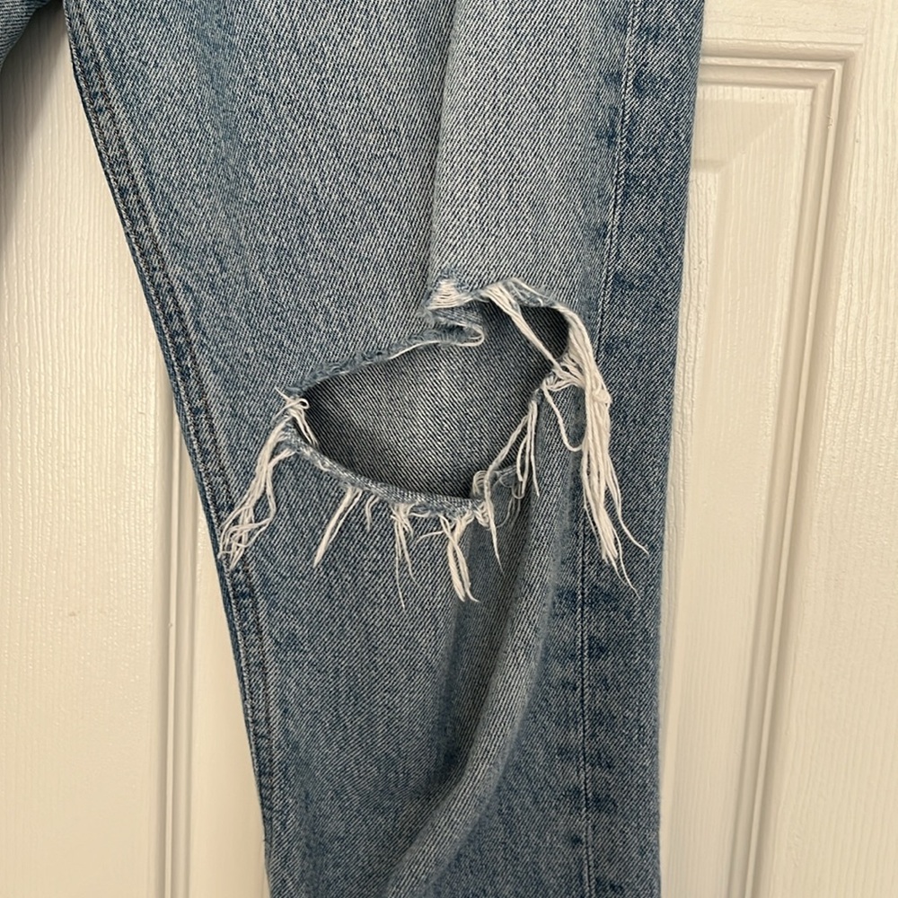 AGOLDE Riley High Rise Crop Pant - distressed - Picture 7 of 13
